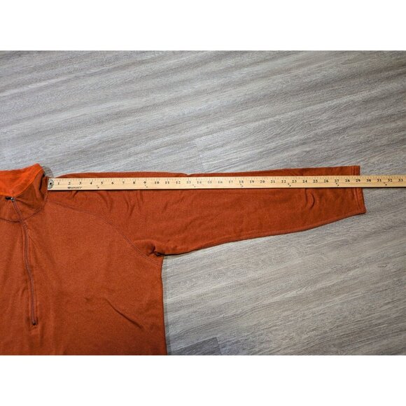Vintage Patagonia Men's R.5 1/4 Zip Up Sweater - Rust Orange - Picture 11 of 11